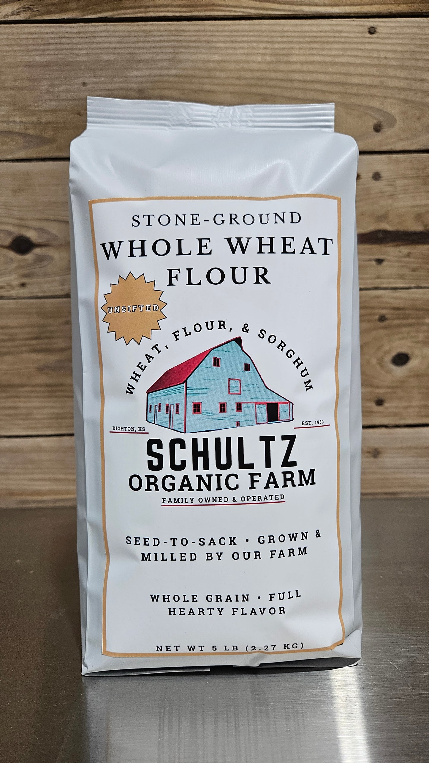 Stone-Milled Unsifted Whole Wheat Flour
